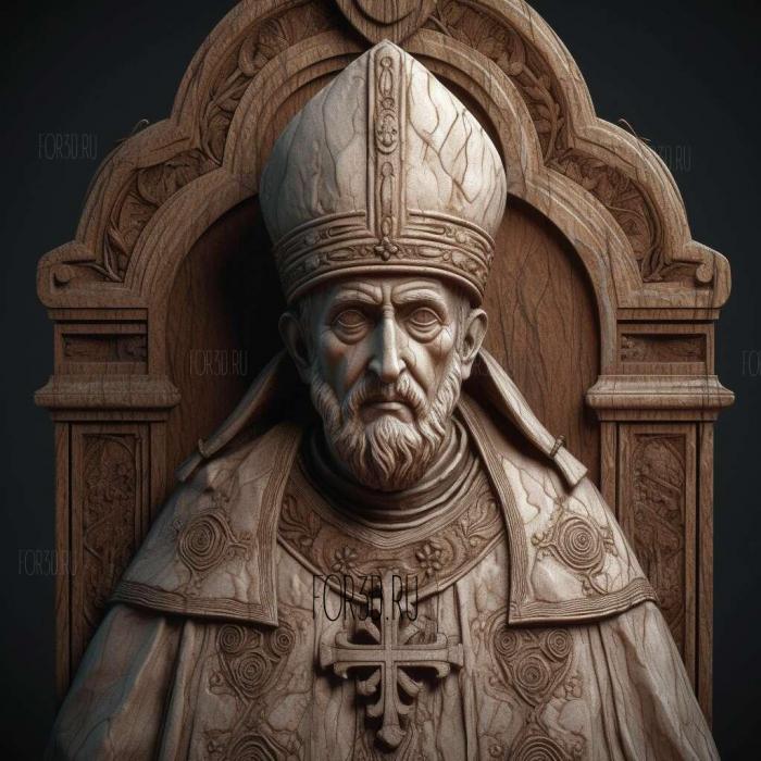 stl Archbishop 3 stl model for CNC